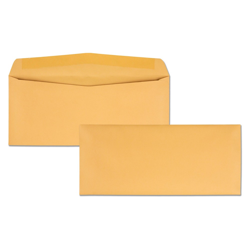 Quality Park 11 Kraft Envelopes Gummed Brown Kraft 45X10375 500 Per Box 11362