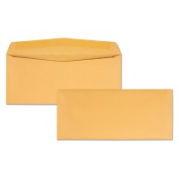 Quality Park 11 Kraft Envelopes Gummed Brown Kraft 45X10375 500 Per Box 11362