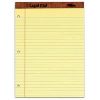 Tops The Legal Pad Writing Pads 812 X 1134 Canary Paper Legal Rule 50 Sheets 12 Pack 75351