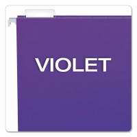 Pendaflex Recycled Hanging Folders Letter Size Violet 15 Cut 25Bx 81611