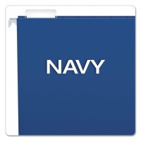 Pendaflex Recycled Hanging Folders Letter Size Navy 15 Cut 25Bx 81615Ee