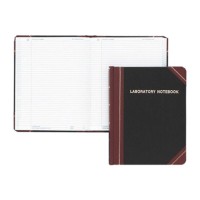 Boorum Pease Special Laboratory Notebook Record Ruled Black 150 Pages 1038 X 818 L21150R White