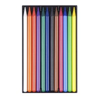 Kohinoor Progresso Woodless Colored 12Pencil Set Assorted Colored Pencils Fa875612