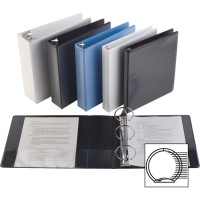 Business Source Roundring View Binder 3 Binder Capacity Letter 8 12 X 11 Sheet Size 625 Sheet Capacity Round Ring Fa