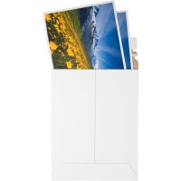 Quality Park 6 X 8 Photo Document Mailers Redistrip Self Seal Closure Rigid Stay Flat Mailer White Recycled Fiberboard 25 P