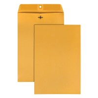 Quality Park Clasp Envelopes Brown Kraft 10 X 15 Inches Box Of 100 37898