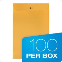 Quality Park Clasp Envelopes Brown Kraft 10 X 15 Inches Box Of 100 37898