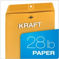 Quality Park Clasp Envelopes Brown Kraft 10 X 15 Inches Box Of 100 37898