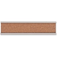 Advantus Cork Board Strip For Wall 8 Ft X 2 Inches Cork Map Rail Bulletin Tack Board Strip Aluminum Trim Brown