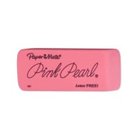 Paper Mate Erasers Pink Pearl Large Erasers 12 Count