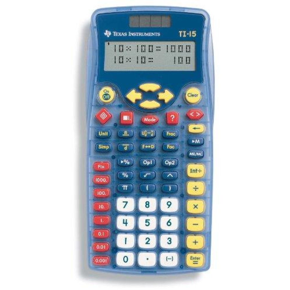 Texas Instruments Ti15 Explorer Elementary Calculator