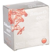 Pelikan 4001 Bottled Ink For Fountain Pens Brilliant Red 30Ml 1 Each 301036