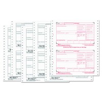 Tops 2206C W-2 Tax Forms  6-Part Carbonless  5 1/2 X 8 1/2  24 W-2S & 1 W-3