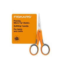 Fiskars Softgrip Microtip Scissors Fabric Scissors For Sewing Arts And Crafts 5 Stainless Steel