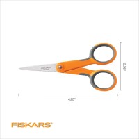 Fiskars Softgrip Microtip Scissors Fabric Scissors For Sewing Arts And Crafts 5 Stainless Steel