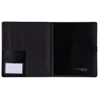 Cambridge Business Notebook Cover 11 X 812 Portfolio Padfolio Refillable Business Card Pen Holder Black 06591 L