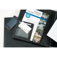 Cambridge Business Notebook Cover 11 X 812 Portfolio Padfolio Refillable Business Card Pen Holder Black 06591 L