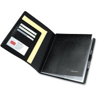 Cambridge Business Notebook Cover 11 X 812 Portfolio Padfolio Refillable Business Card Pen Holder Black 06591 L