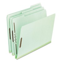 Pendaflex 17178 Pressboard Folders 2 Fasteners 1Inch Expansion 13 Tab Letter Green 25Box