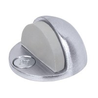 Tell Manufacturing Dt100033 Low Style Floor Stop Satin Chrome Cast