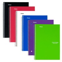 Five Star Spiral Notebook 2 Subject College Ruled Paper 100 Sheets 912 X 6 Color Selected For You 1 Count 06180