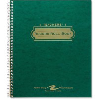 Roaring Spring Teachers Record And Roll Spiral Book 44 Sheets 11 X 85 Assorted Cover Colors