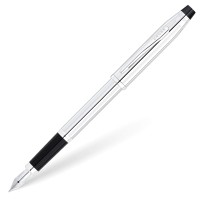 Cross Century Ii Refillable Fountain Pen Medium Nib Includes Premium Gift Box Lustrous Chrome