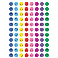 Teacher Created Resources Happy Faces Mini Stickers Multi Color 1236 038 Inch