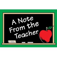 Teacher Created Resources A Note By Teacher Postcards 1202 4 X 6