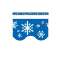 Teacher Created Resources Snowflakes Border Trim Multi Color 4139 219 X 35 Inches