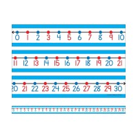 Carson Dellosa Student Number Line Set 030 Number Recognition Sequencing Counting Colorcoded Even And Odd Numbers Writeo