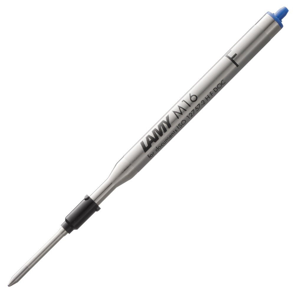 Lamy M 16 Refill 801 Metal Ballpoint Pen Refill In Blue Line Width F