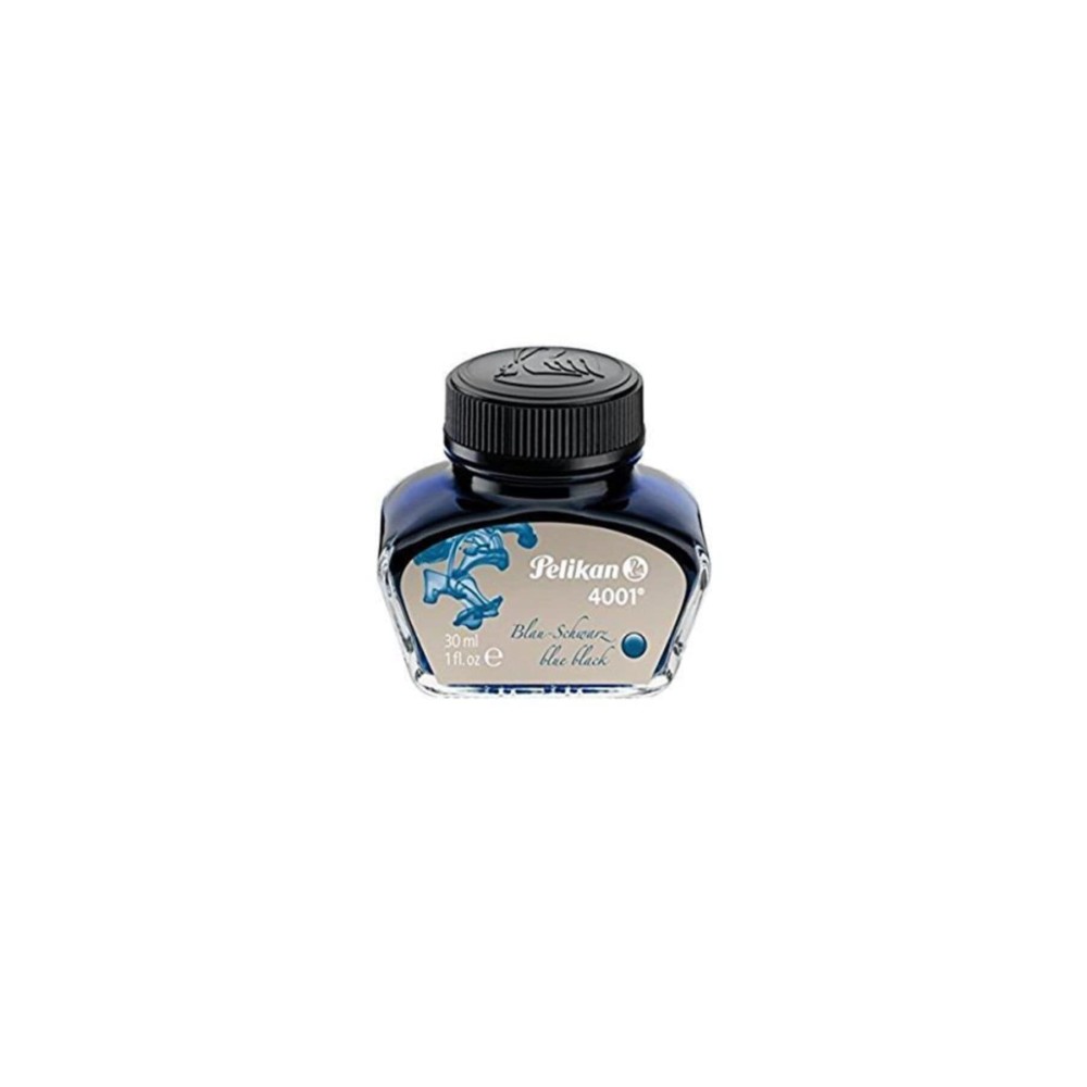 Pelikan Brilliant Black Bottled Ink For Fountain Pens 30Ml 4001