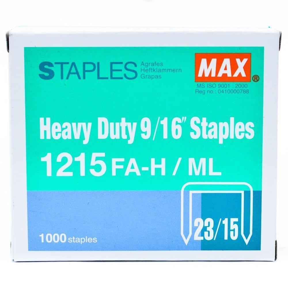 Max Usa 1215Fah Max Hd12F Flat Clinch 1000Pk 916 Staples