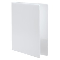 Wilson Jones 3 Ring Binder 12 Inch Round Ring View Binder Letter Size Basic 362 Series Customizable White W36213Wv