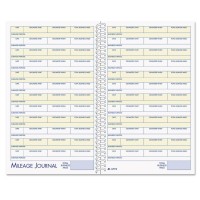 Adams Abfafr12 Vehicle Mileage And Expense Journal 514 X 812 Fits The Glove Box Spiral Bound 588 Mileage Entries 6