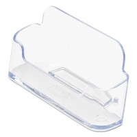 Deflecto 70101 Horizontal Business Card Holder Holds 50 2 X 3 12 Cards Clear