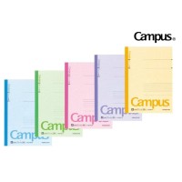 Kokuyo Campus Notebook A 7Mm Ruled Semib5 30 Sheets 30 Lines Pack Of 5 5 Colors Japan Import No3Canx5