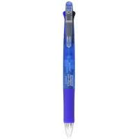 Zebra B4Sa1 Clipon Multi Multifunctional Pen 07Mm Black Blue Red And Green 05Mm Mechanical Pencil Blue Barrel