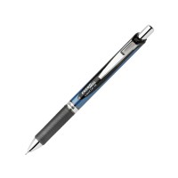 Pentel Bln77A Energel Rtx Retractable Liquid Gel Pen 7Mm Needle Blackgray Brl Black Ink