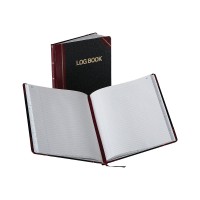 Boorum Pease Log Book With Blackred Covers Record Rule 1038 X 818 150 Pages G21150R White