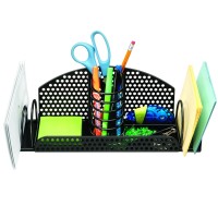 Fellowes Perfect Organizer 4 Sorting Compartments Wire Black 22326