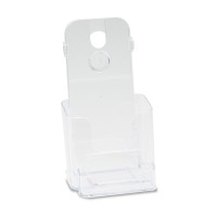 Deflecto 78601 Docuholder Clear Rigid Countertop Leaflet Holder With Business Card Holder