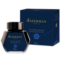 Waterman Fountain Pen Ink Serenity Blue 50Ml Bottle