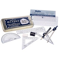 Oxford Helix Maths Set With Storage Tin