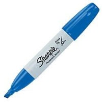 Sharpie Marker Chisel Tip Blue