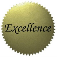 Hayes 2 Excellence Gold Stickers 50 Per Pack