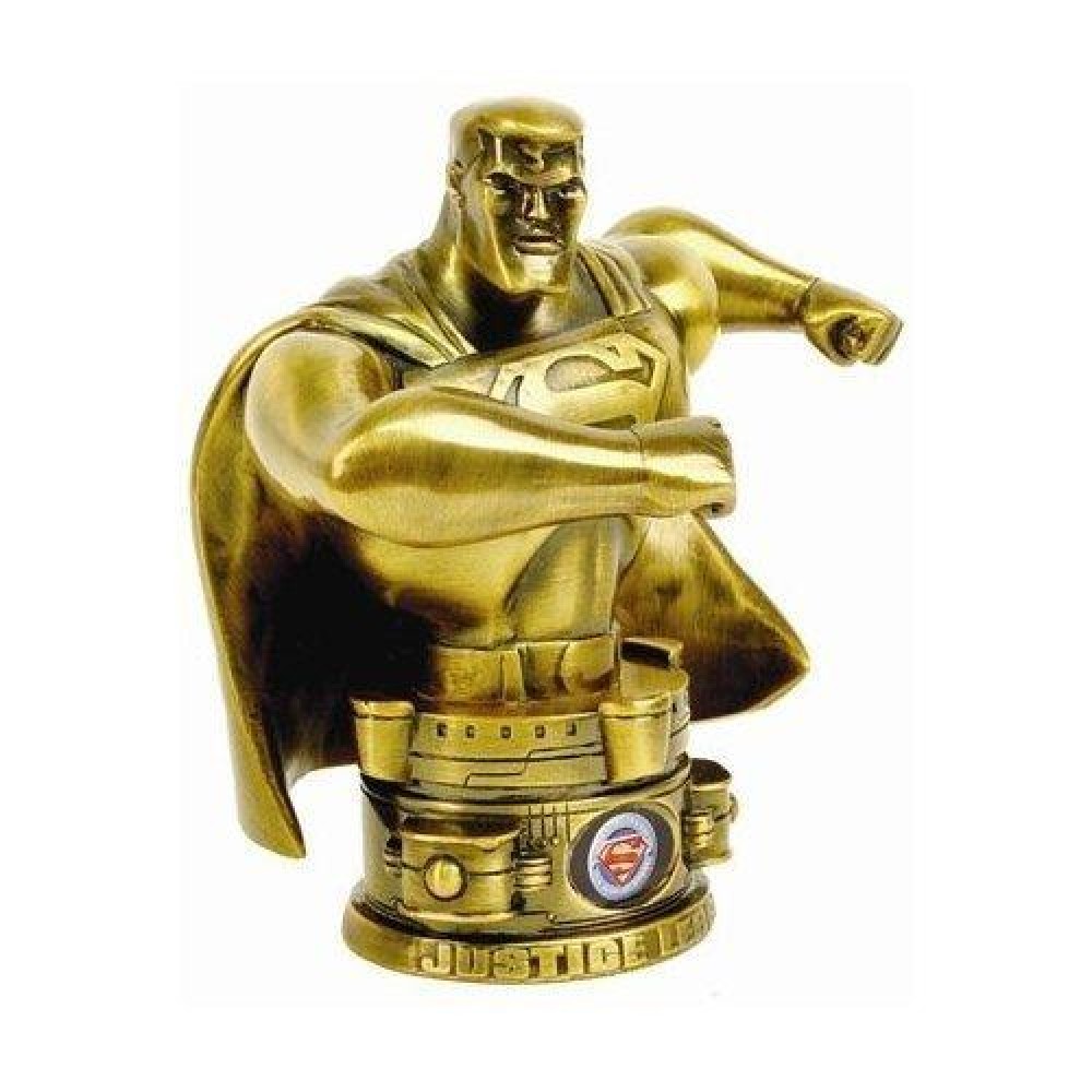 Superman Justice League Nycc Exclusive Mini Brass Paperweight By Monogram