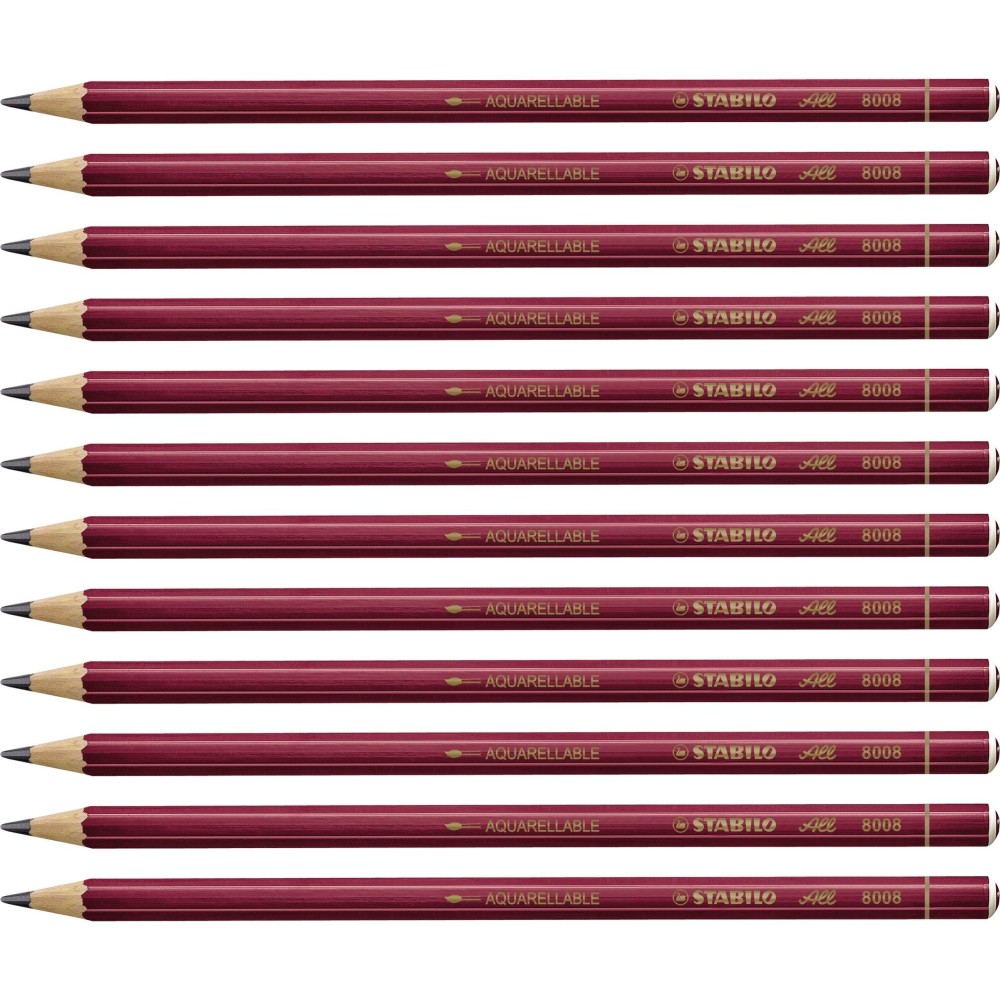 Stabilo 8008 Graphite All Pencil Pack Of 12