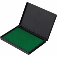 Charles Leonard Foam Stamp Pad Small 275 X 425 Inches Green 92225